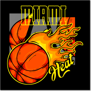 Miami heat Posters and Art